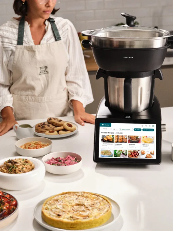 5885efba15e2393d912cd604c64bcdad.webp Robot de cocina Peugeot La Rochelle 30 en 1 con pantalla táctil y WiFi