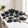 Batería de cocina Arshia de 25 piezas en aluminio fundido